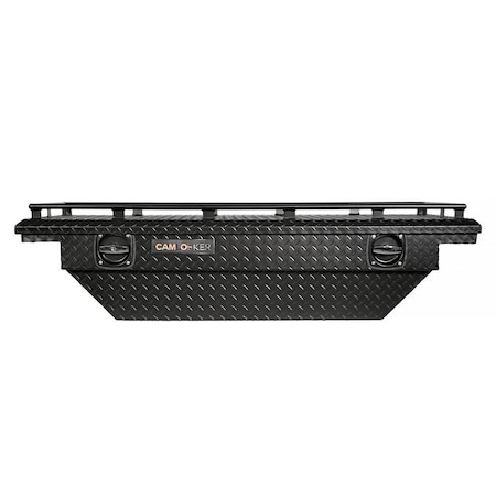 Camlocker 60 in Crossover Tool Box with Rail For Jeep Gladiator JT, Matte Black S60LPBLRLMB